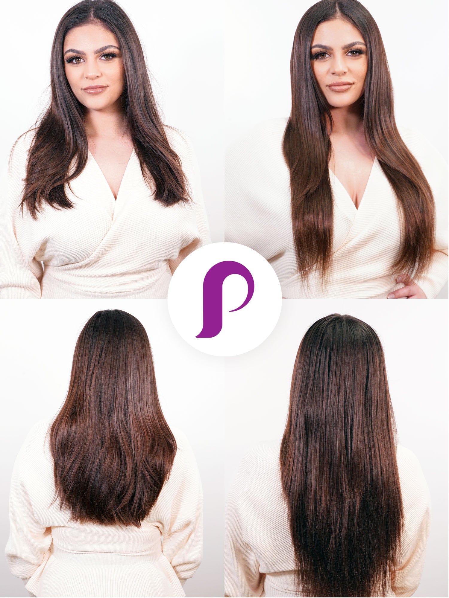 Straight Classic Clip-In Hair Extensions by Perfect Locks