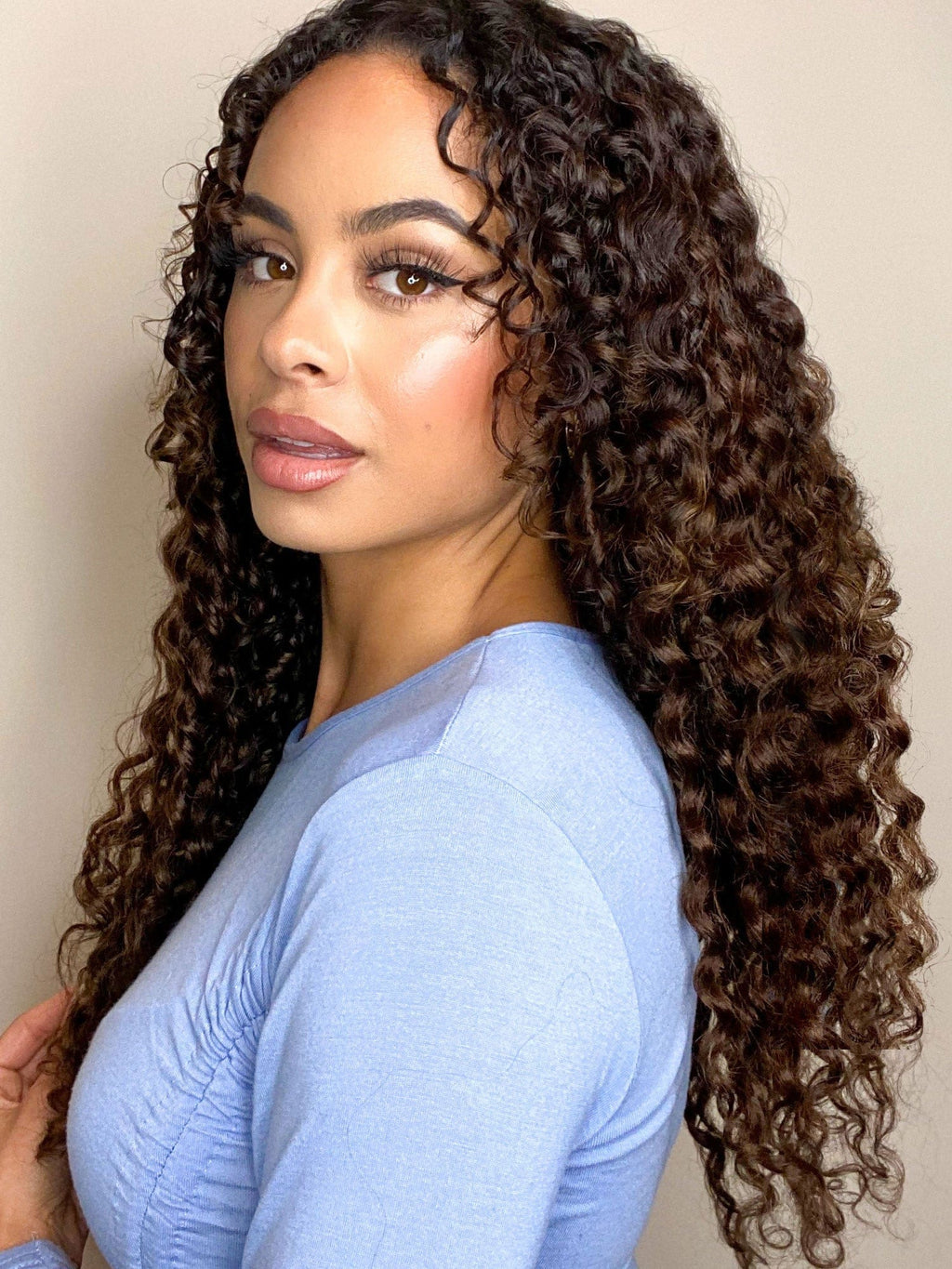 Tight Curly Classic Clip-In Hair Extensions by Perfect Locks