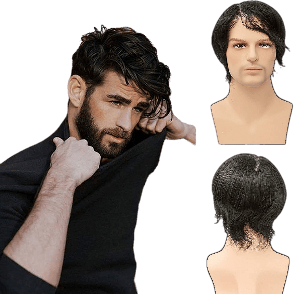 Toupee - 100%Human Hair Full Lace by VIP Extensions