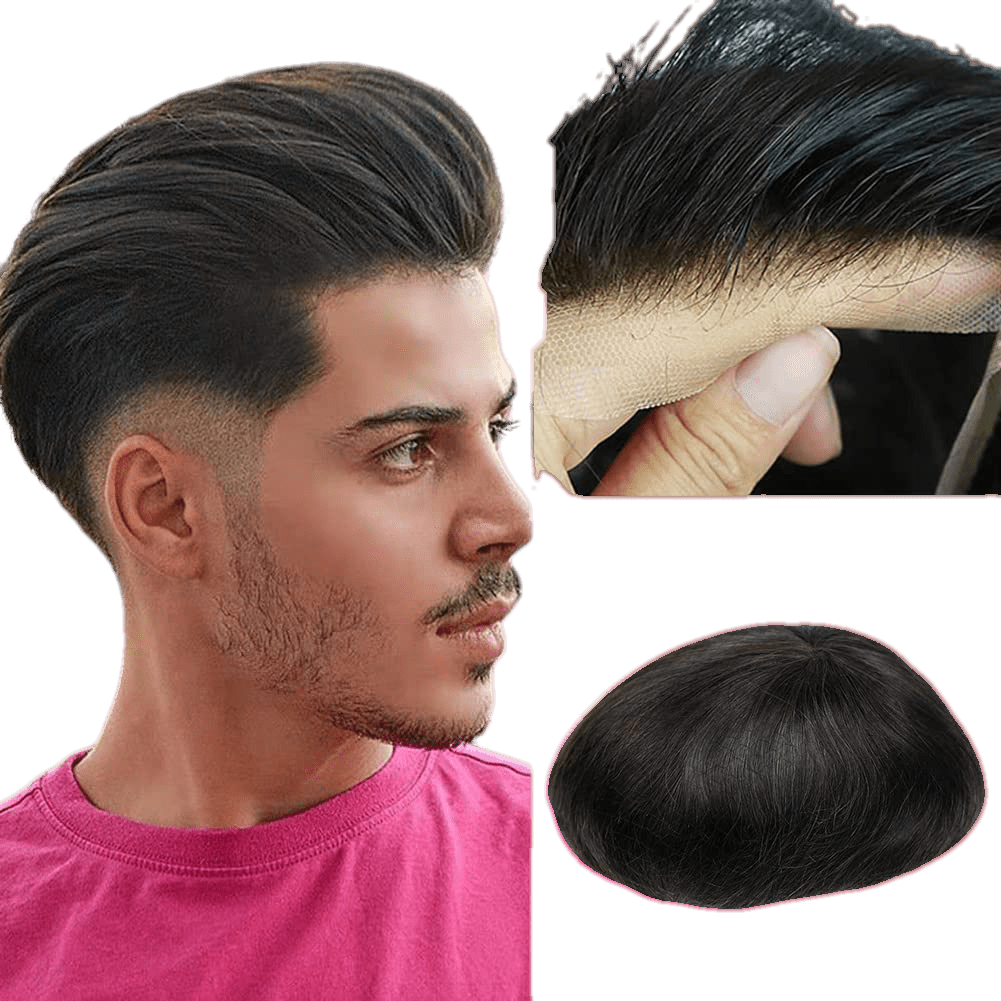 Toupee - 100%Human Hair Full Lace by VIP Extensions