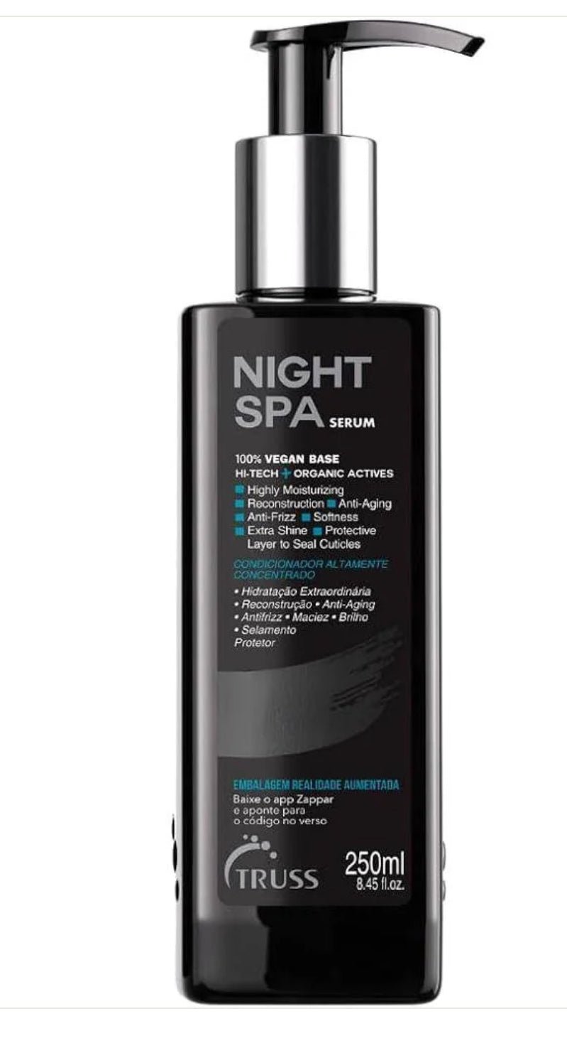 Truss Night Spa Hair Serum OvernightTreatment 8.45 Oz by VIP Extensions