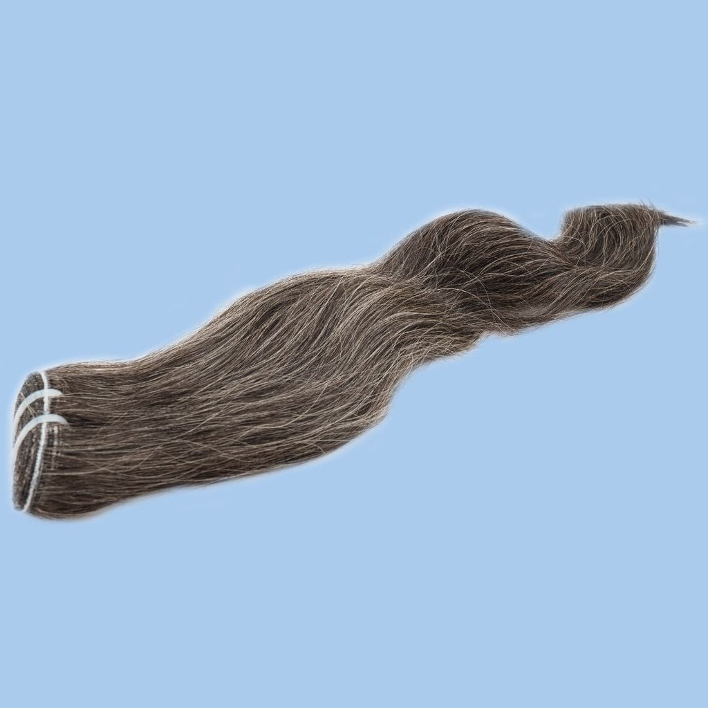 Vietnamese Natural Gray Hair Extensions by The Diamond Empire LLC