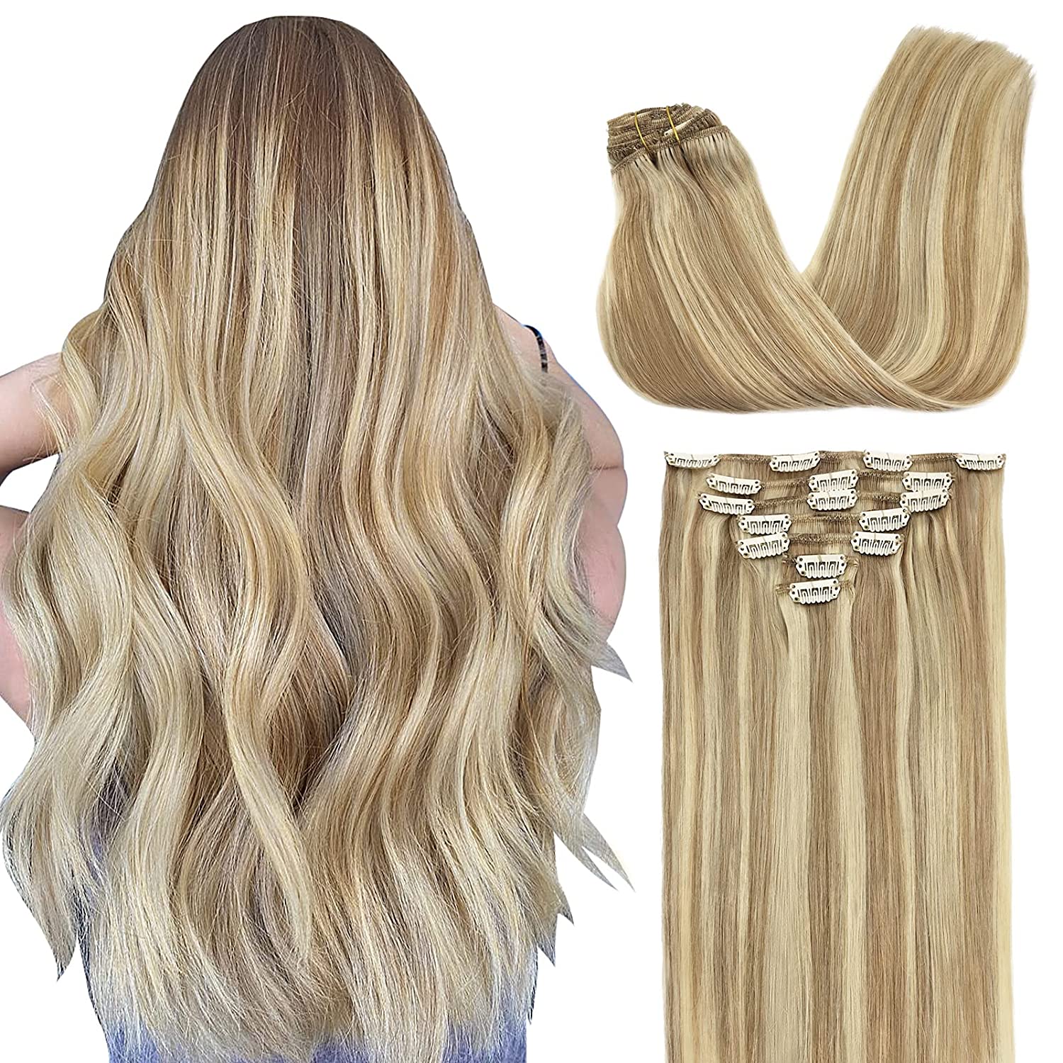 VIP Clip Extensions / Silky Straight - 18" (140 g ) ClipeX System by VIP Extensions