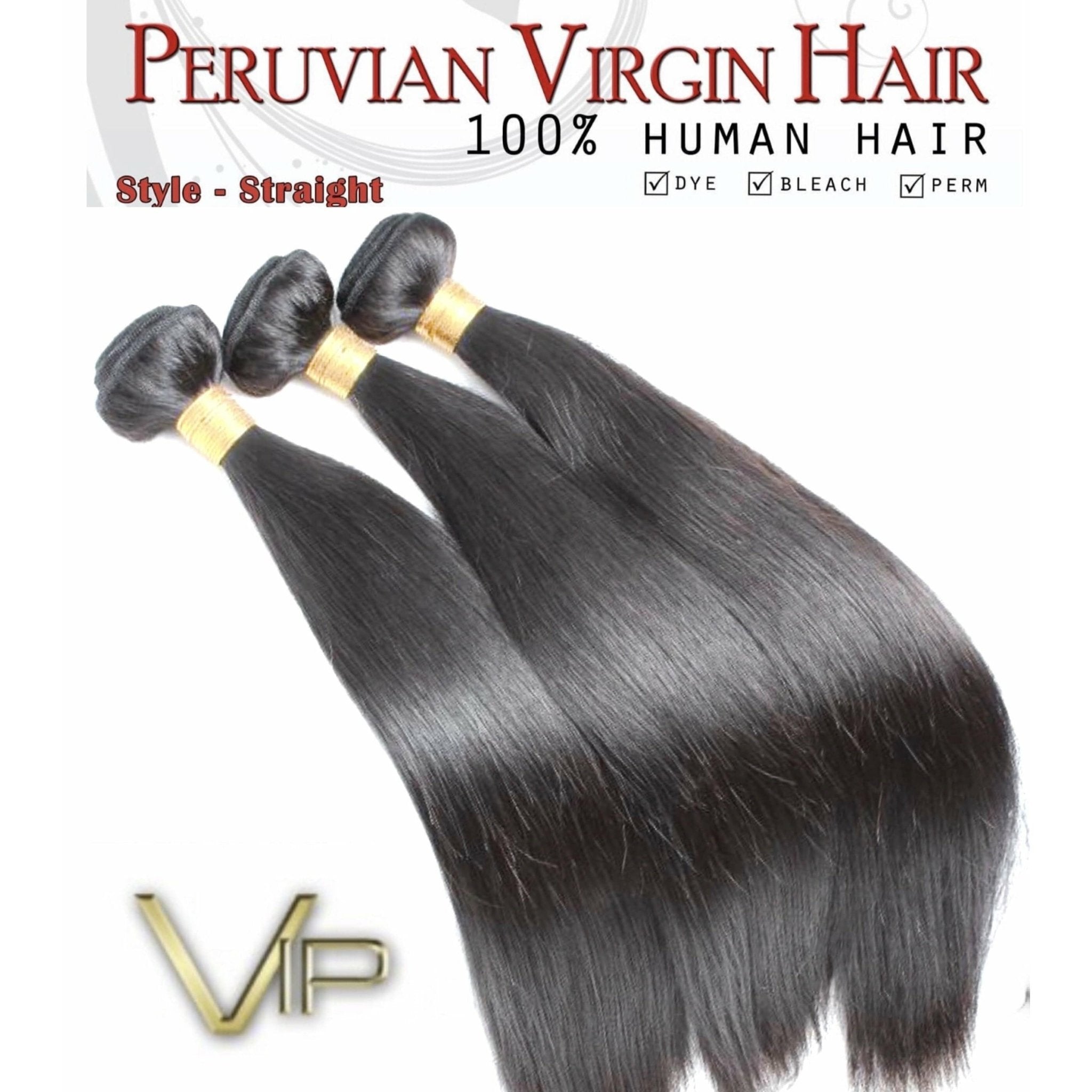 VIP Collection Peruvian Virgin Hair Bundles by VIP Extensions