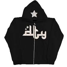 Star Printed Zip Up Hoodies by Ovriluxe Enterprises llc