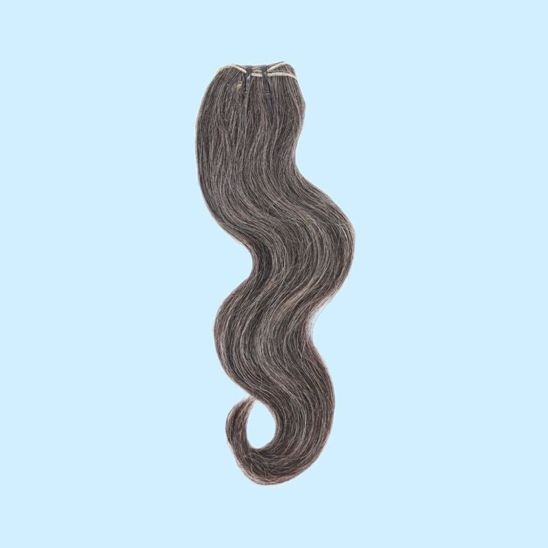 Vietnamese Natural Gray Hair Extensions by The Diamond Empire LLC