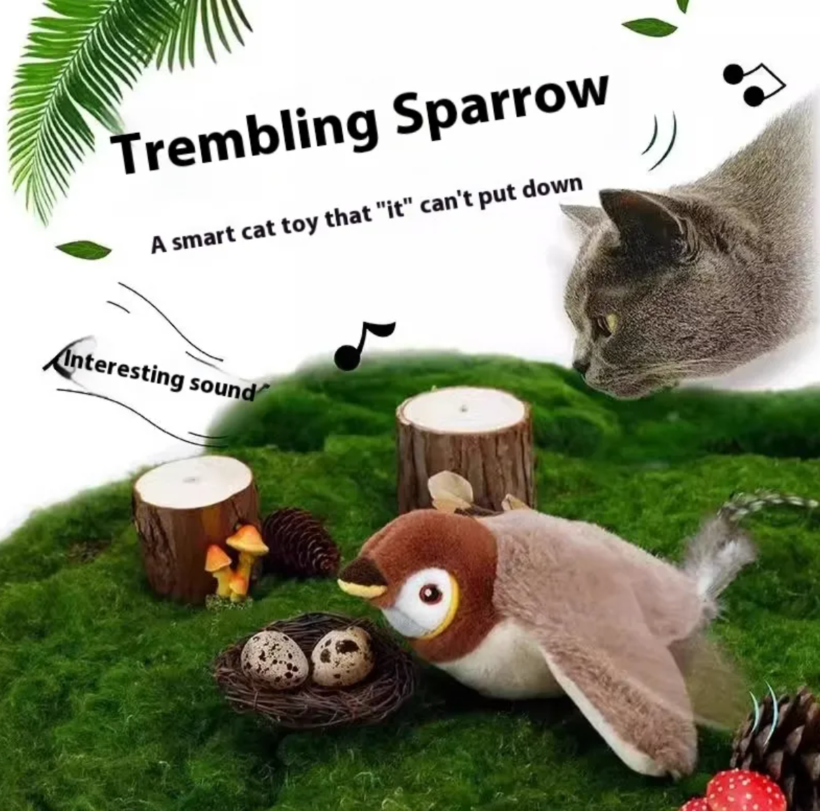 Plush Bird Pet Toy by Ovriluxe Enterprises llc
